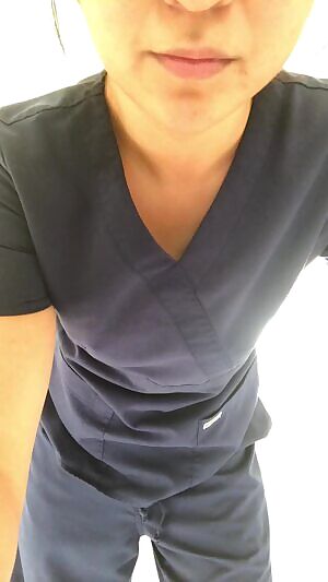 Eager to get out of these scrubs after work