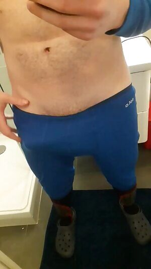 Coming back from a day on the slopes, I had to free him up