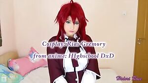 Spy on Rias Gremory then join her , new video released today
