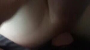 Closeup of homemade strap-on