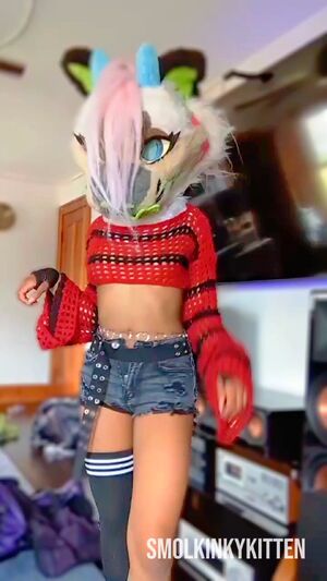 Solo Furries Cute Dancing Furry Jean Shorts