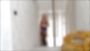 Ukrainian blonde stunner in sexy lingerie likes anal toys & fucking