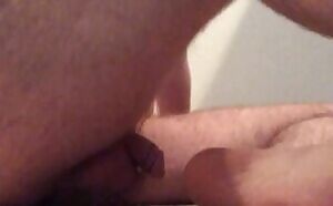 Fucking my 18 year old ass with my dildo