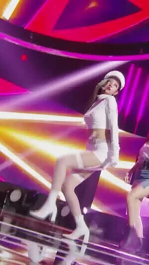 Blackpink - Jennie in straps and fishnets