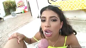 Veronica Rodriguez - Squirting Latina Makes Him Cum Thrice!