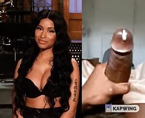 Nicki Minaj is flattered that you cum to her tits