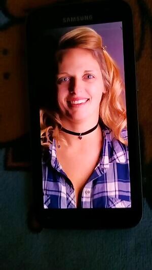 Amber looks very happy to take my cum