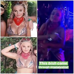 Natalie Alyn Lind at last year's Coachella