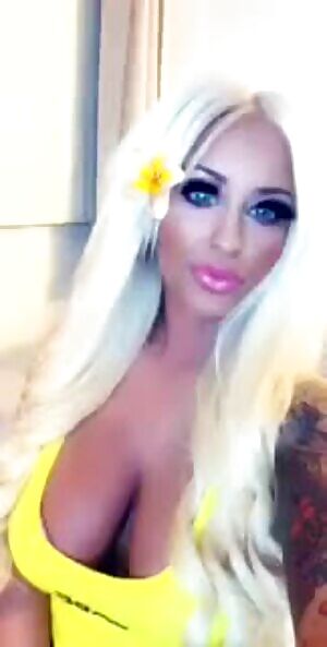Blonde Bimbo in Yellow