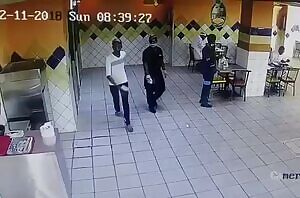 Channeling her inner ninja