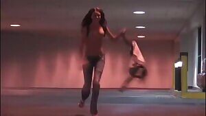 At the mall parking lot