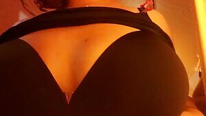 Playing with my tits in the VS changing room <3