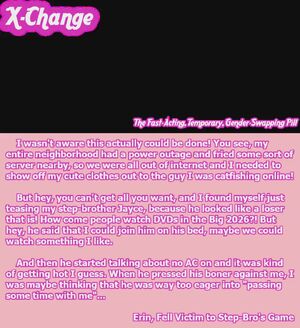 X-Change Accidental Big Tits Blonde Cumshot