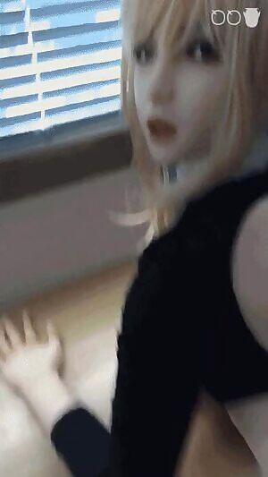 Thought she's real girl for a moment.