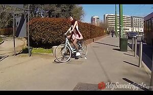 Riding my bike through Milan