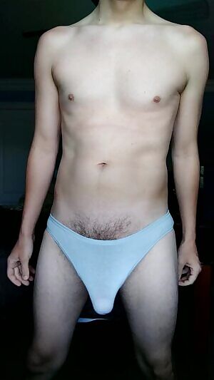 Tall guy with a bulge