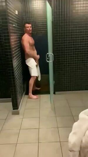 Lucky In The Locker Room...