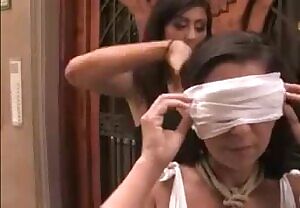 blind folded and naked in public