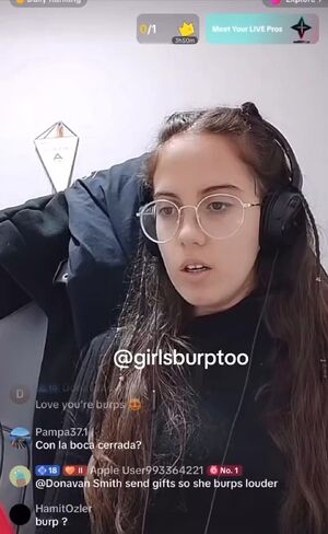 Burping Dirty Talk Glasses Lips