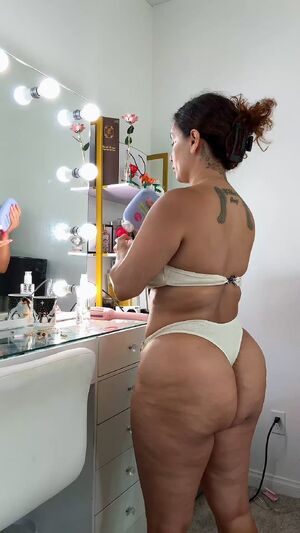 Asshole Behind Thong Asian Ass Curvy