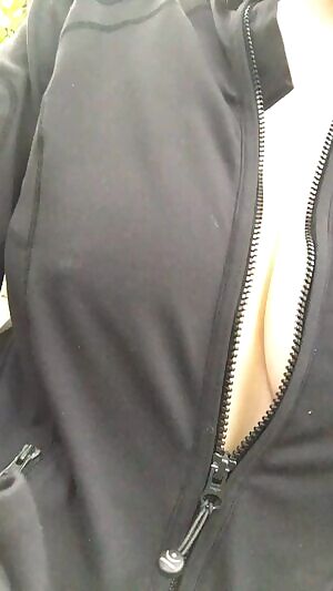 Big boobs revealed in the woods