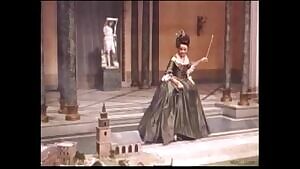 Jeanne Moreau getting wet in a big dress