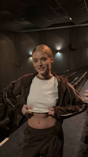 Public Flashing Amateur Blonde Cinema Skinny