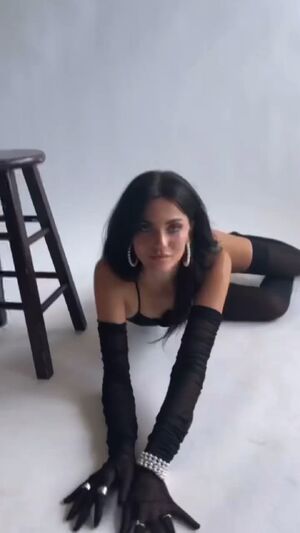 Fashion Models Ass Babe Brunette Goth
