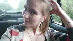 Cumming in a taxicab