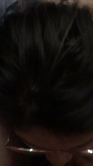 Latina worships small Asian cock