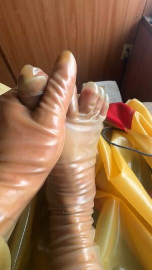Shiny Homemade Latex Rubber