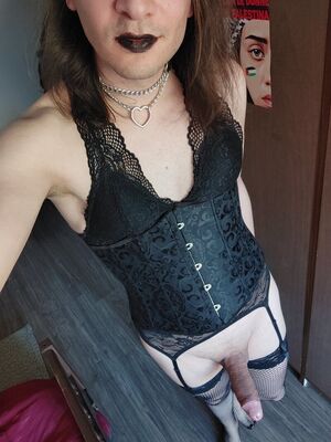 Trans Goths Big Dick Corset Femboy