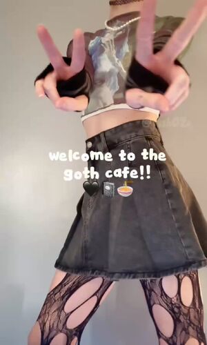 TS Tiktok Ass Femboy Funny Goth
