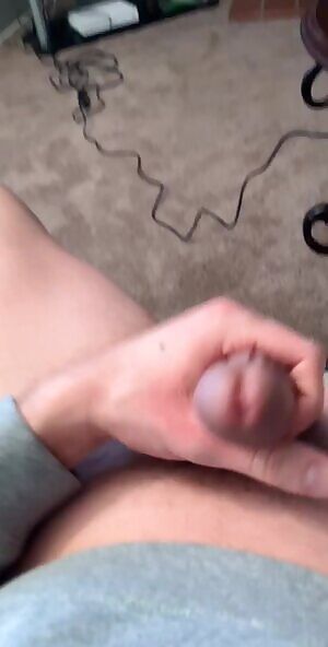 Slapping my stomach with it