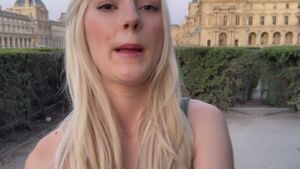 Eye Contact Blowjob Blonde Cute Eva Elfie