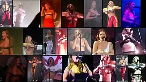 Tove Lo concert flashing splitscreen compilation