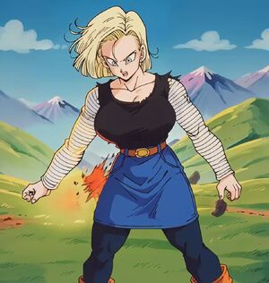 Ripped Clothing Ai Generated Android 18