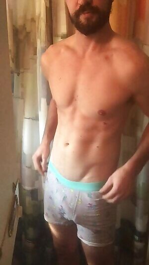 Just getting ready for a shower.