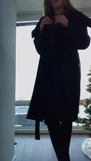 I am such a dirty slut today! but at least i found my coat. heading to go grocery shop like this for a cheap thrill.