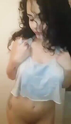 Nice curly haired brunette