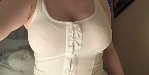 desperate for someone to play with my tits and tease my nipples