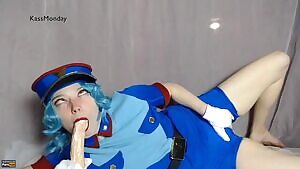 Officer Jenny Takes A Big Cum Load ;P