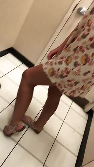 I was being a VERY naughty girl at the mall today. 😇