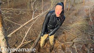 Leather Leggings Boots Fetish Messy OnlyFans