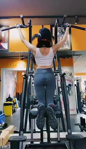 miss A- Jia getting some exercise.