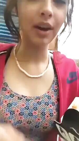 Taiwan woman flashing a Google Earth camera