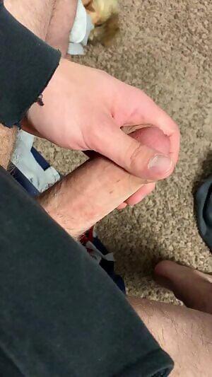 Sometimes I like to try and fit my cock into different things.