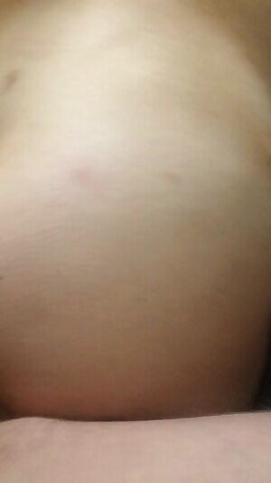 Giving my wife a cream pie during lunch