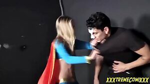 Rachel James - Supergirl Takes A Pounding
