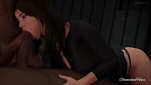 Lara's double oral skills